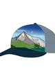 BUFF kapa - TRUCKER KRIVÁŇ - siva/zelena/plava