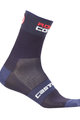 CASTELLI čarape klasične - ROSSO CORSA 9 - plava