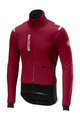 CASTELLI izolirana jakna - ALPHA ROS - crna/crvena