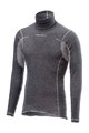 CASTELLI majica dugih rukava - FLANDERS WARM NECK - siva