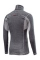 CASTELLI majica dugih rukava - FLANDERS WARM NECK - siva