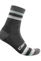 CASTELLI čarape klasične - STRISCIA 13 WINTER - siva