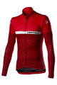 CASTELLI dres dugih rukava zimski - MARINAIO LONG - crvena/bijela