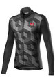 CASTELLI dres dugih rukava zimski - CUBI LONG - crna/siva