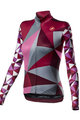 CASTELLI dres dugih rukava zimski - TRIANGOLO MID LADY W - ružičasta/siva