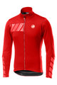 CASTELLI izolirana jakna - RADDOPPIA 2 - crvena
