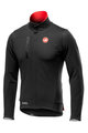 CASTELLI izolirana jakna - DOUBLE ESPRESSO - crna
