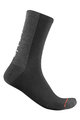 CASTELLI čarape klasične - BANDITO WOOL 18 - crna
