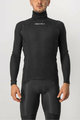 CASTELLI majica dugih rukava - FLANDERS WARM NECK - crna