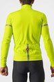 CASTELLI dres dugih rukava zimski - FONDO 2 WINTER - žuta
