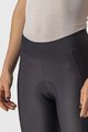 CASTELLI hlače 3/4 bez tregera - VELOCISSIMA THERM W - crna