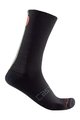 CASTELLI čarape klasične - RACING STRIPE - crna