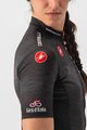 CASTELLI dres kratkih rukava - GIRO D'ITALIA 2022 W - crna