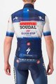 CASTELLI prsluk - SOUDAL QUICK-STEP 23 - bijela/plava