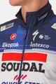 CASTELLI prsluk - SOUDAL QUICK-STEP 23 - bijela/plava