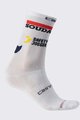 CASTELLI čarape klasične - SOUDAL QUICK-STEP 23 - bijela
