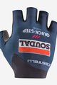 CASTELLI rukavice s kratkim prstima - SOUDAL QUICK-STEP 24 - plava