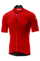 CASTELLI dres kratkih rukava - ESPRESSO - crvena