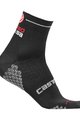 CASTELLI čarape klasične - ROSA CORSA DUE LADY - crna