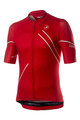 CASTELLI dres kratkih rukava - PASSO - crvena