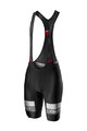 CASTELLI kratke hlače s tregerima - COMPETIZIONE - crna