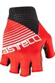CASTELLI rukavice s kratkim prstima - COMPETIZIONE - crvena