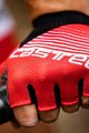 CASTELLI rukavice s kratkim prstima - COMPETIZIONE - crvena