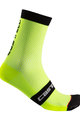 CASTELLI čarape klasične - SUPERLEGGERA 12 - žuta/crna
