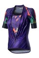 CASTELLI dres kratkih rukava - CLIMBER'S LADY - ljubičasta