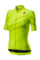 CASTELLI dres kratkih rukava - SUBLIME LADY - zelena/žuta