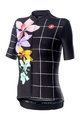 CASTELLI dres kratkih rukava - FIORITA LADY - crna