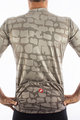 CASTELLI dres kratkih rukava - PAVE' - smeđa