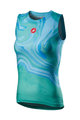 CASTELLI majica bez rukava - PRO MESH W LADY - tirkizna/plava