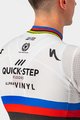 CASTELLI dres kratkih rukava - QUICK-STEP 2022 COMPETIZIONE - duga/bijela