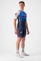 CASTELLI dres kratkih rukava - QUICK-STEP 2022 COMPETIZIONE - plava/bijela