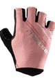 CASTELLI rukavice s kratkim prstima - DOLCISSIMA 2 LADY - ružičasta/crna