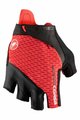 CASTELLI rukavice s kratkim prstima - ROSSO CORSA PRO V - crvena