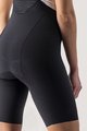 CASTELLI kratke hlače s tregerima - PREMIO W LADY - crna