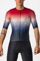 CASTELLI dres kratkih rukava - AERO RACE 6.0 - crvena/bijela/plava