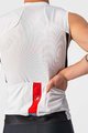 CASTELLI dres bez rukava - ENTRATA VI - bjelokosna