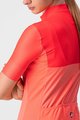 CASTELLI dres kratkih rukava - VELOCISSIMA LADY - ružičasta/narančasta
