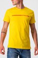 CASTELLI majica kratkih rukava - VENTAGLIO TEE - žuta