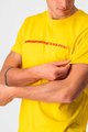 CASTELLI majica kratkih rukava - VENTAGLIO TEE - žuta
