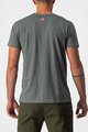 CASTELLI majica kratkih rukava - VENTAGLIO TEE - siva