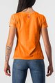 CASTELLI majica kratkih rukava - BELLAGIO TEE LADY - narančasta