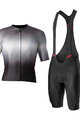 CASTELLI kratki dres i kratke hlače - AERO RACE 6.0 - bijela/siva/crna