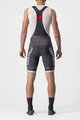 CASTELLI kratke hlače s tregerima - COMPETIZION KIT - siva