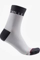 CASTELLI čarape klasične - VELOCISSIMA 12 LADY - bijela/crna