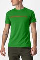 CASTELLI majica kratkih rukava - VENTAGLIO TEE - zelena