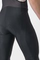 CASTELLI kratke hlače s tregerima - ENTRATA 2 3/4 - crna